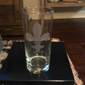 Mignon Faget fleur de lis glasses. Never used!